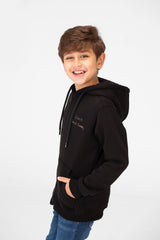 Boy's Milton Printed Sweatshirt With Full Front Zip