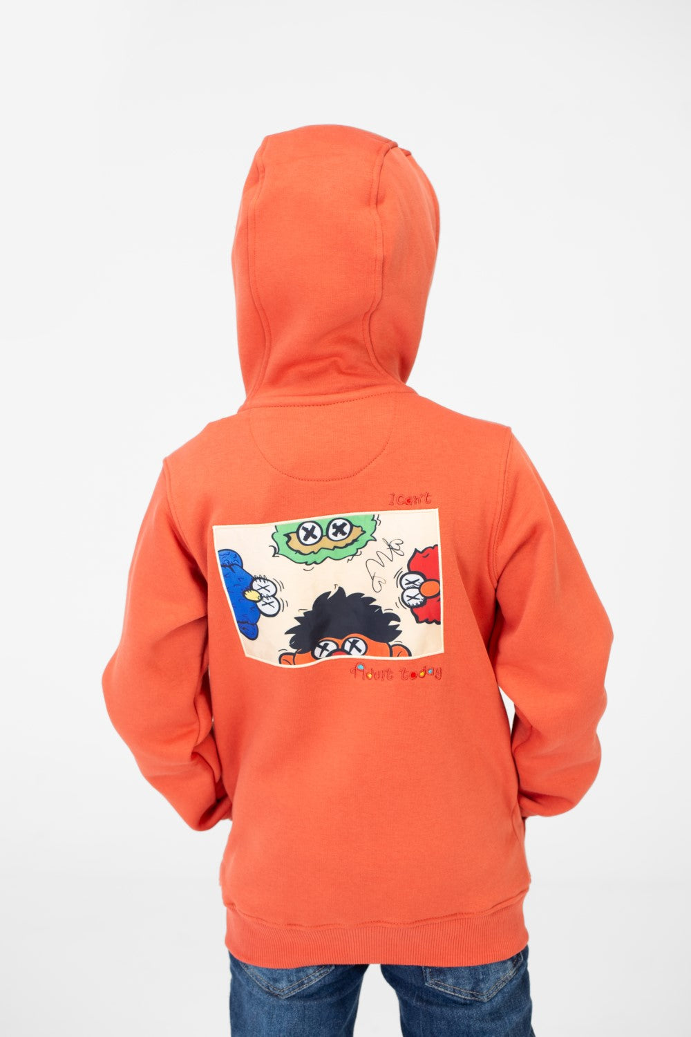 Boy's Milton Printed Sweatshirt With Full Front Zip