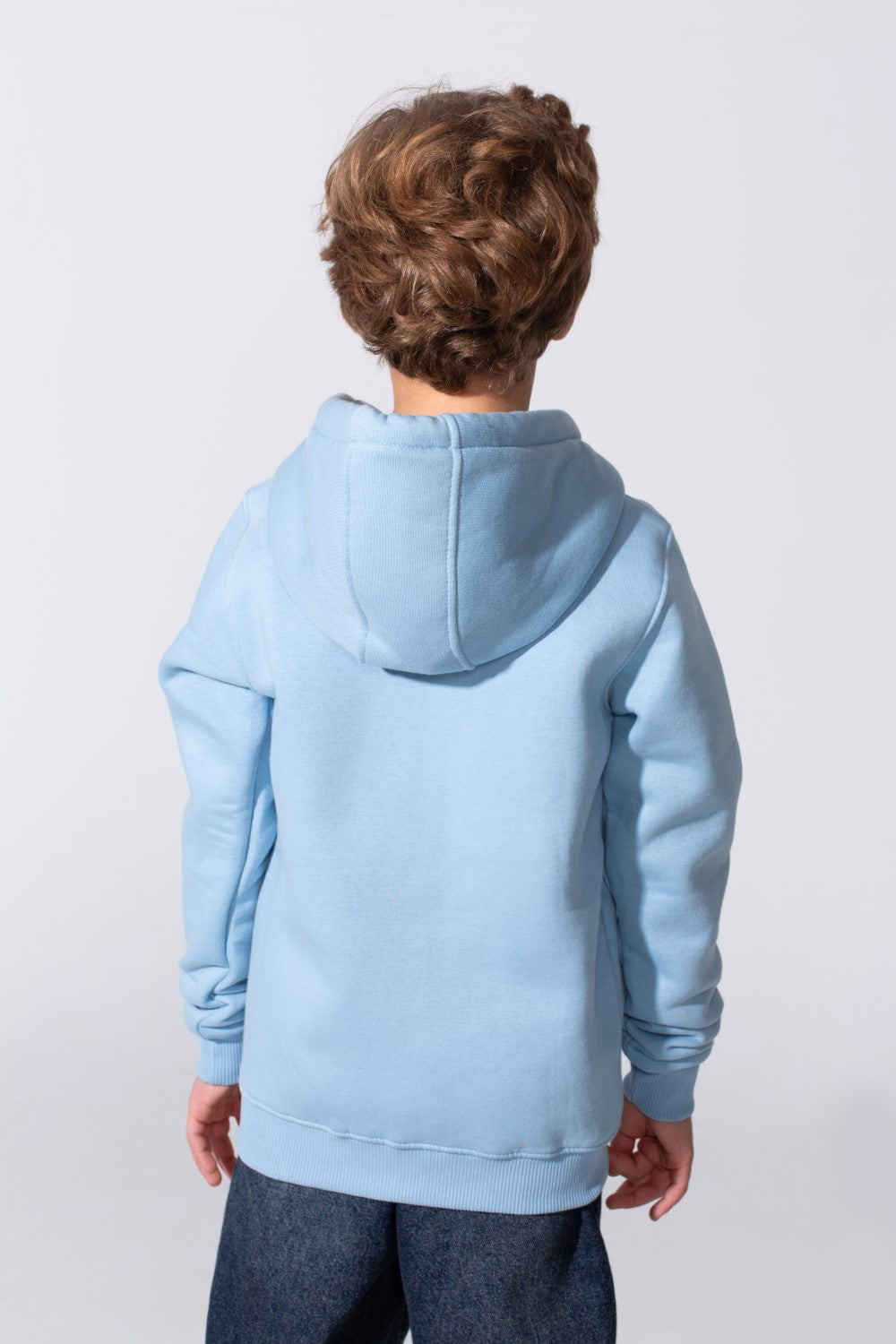 Boy's Tomato Slim Fit Hoodie Sweatshirt With Zipper