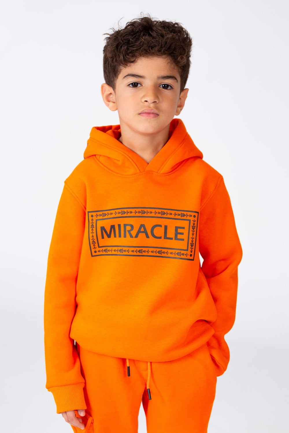 Boy's Winter Printed Training Suit In Milton Material
