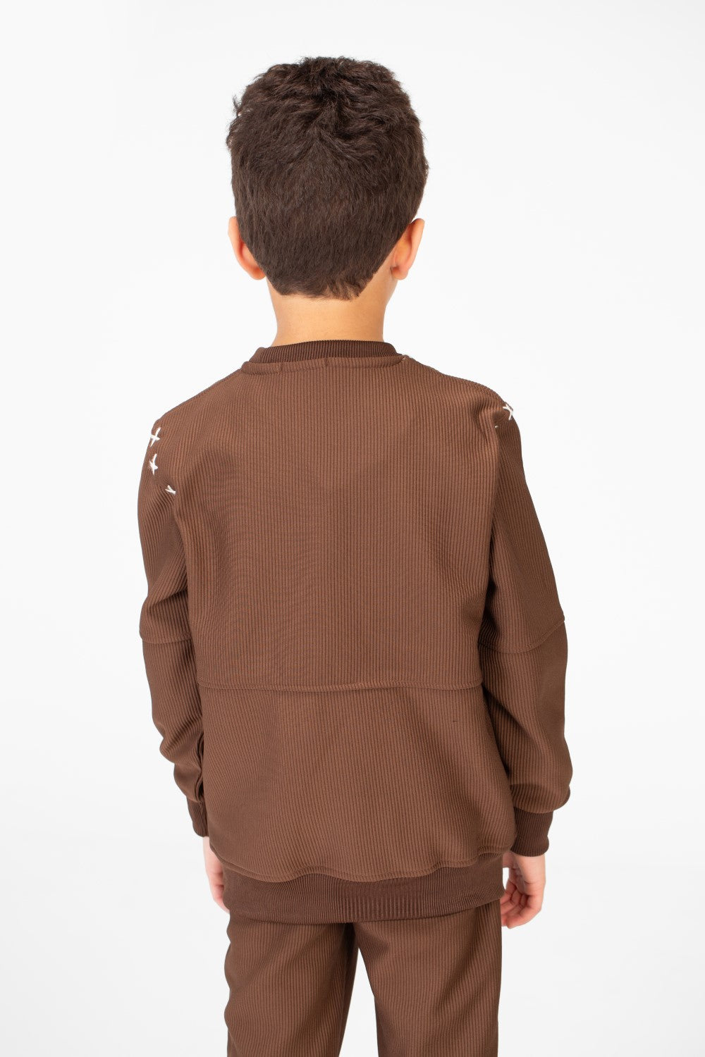 Boy's Melton Printed Two Pieces Training Suit