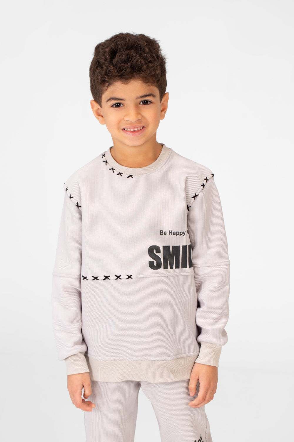 Boy's Melton Printed Two Pieces Training Suit