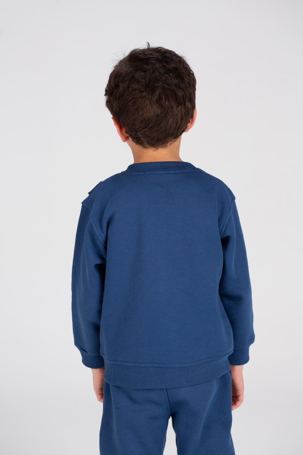 Boy's Padded Made Of Soft Melton Front Pocket Training Suit