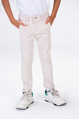 Boys Gabardine Trousers Pants With A Modern Fit And Basic Colours