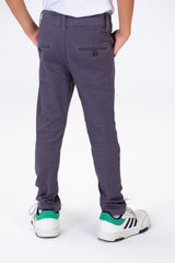 Boys Gabardine Trousers Pants With A Modern Fit And Basic Colours