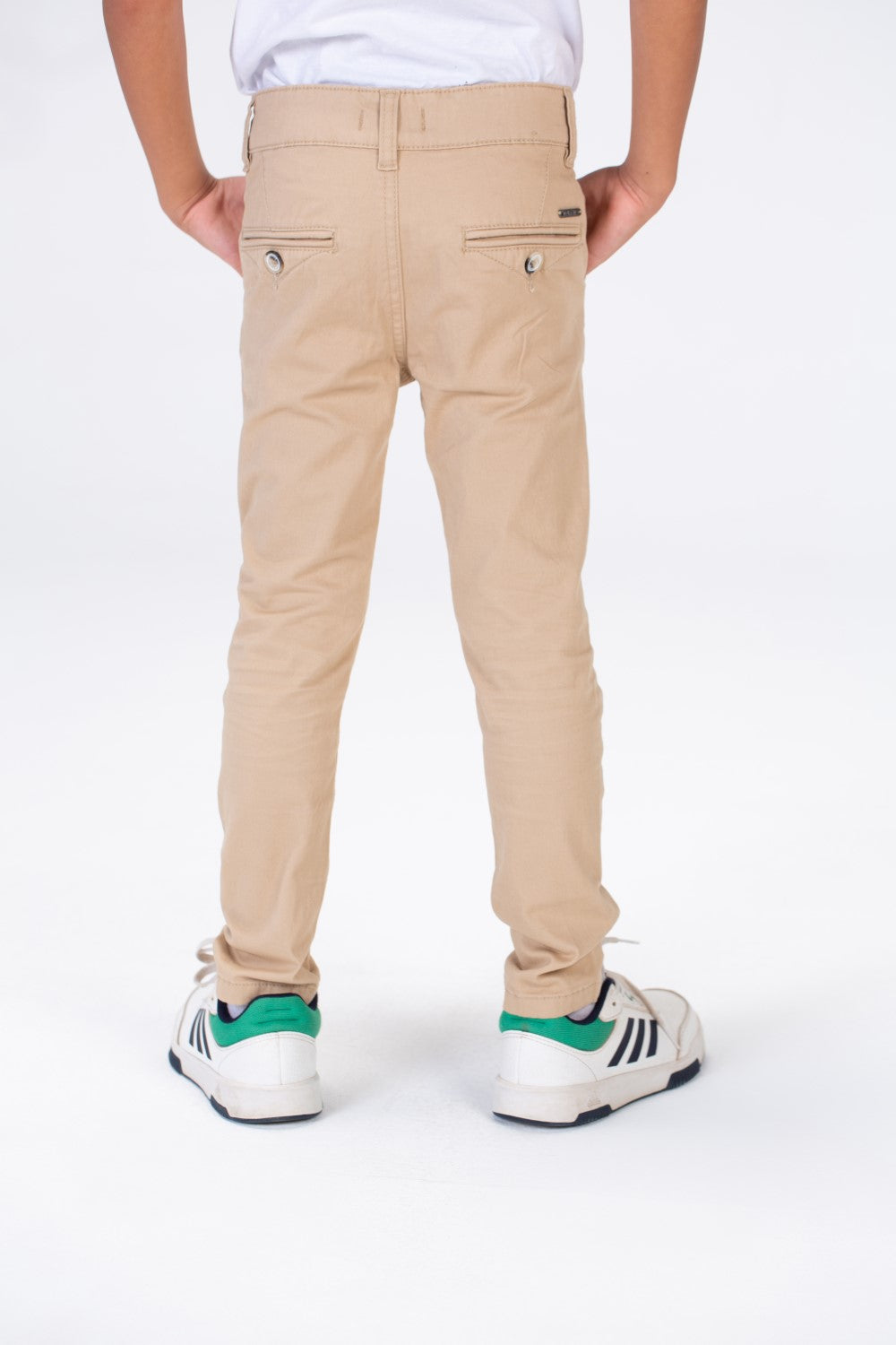 Boys Gabardine Trousers Pants With A Modern Fit And Basic Colours