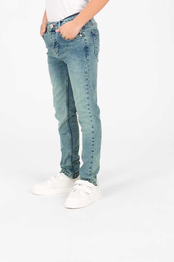 Boy's Tomato Used Slim Fit Jeans Pants