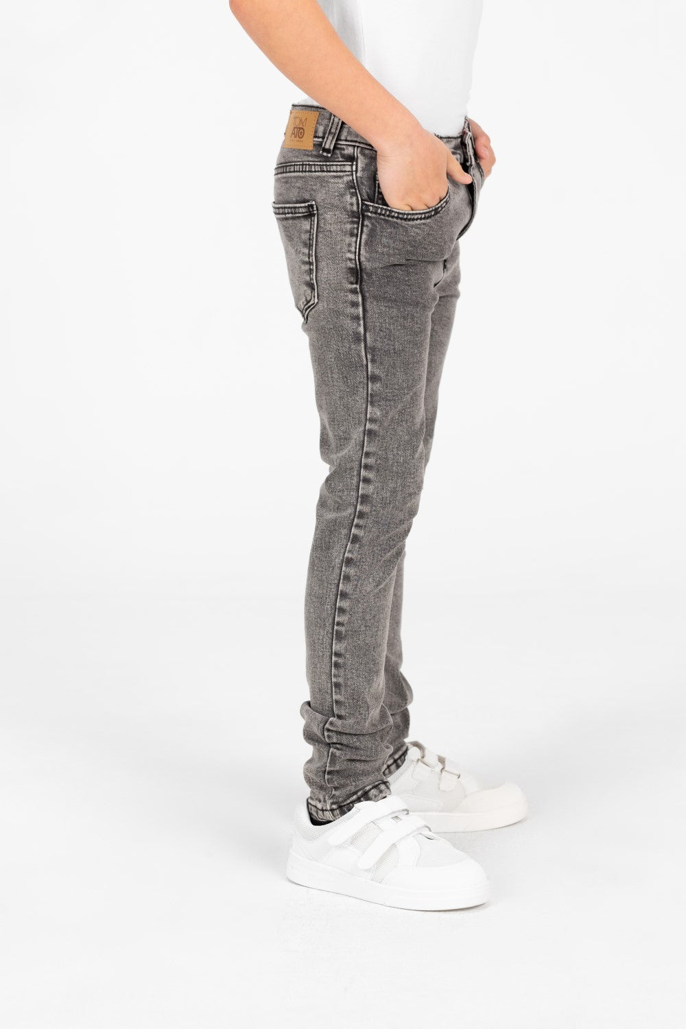 Boy's Tomato Used Slim Fit Jeans Pants