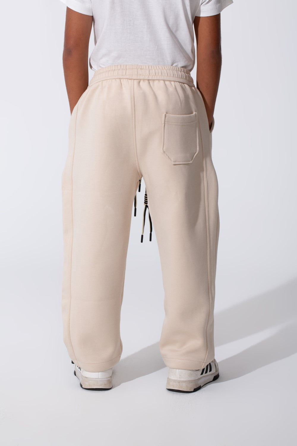 Boy's Tomato Oversized Sweatpants With Drawstring Waist And Pockets
