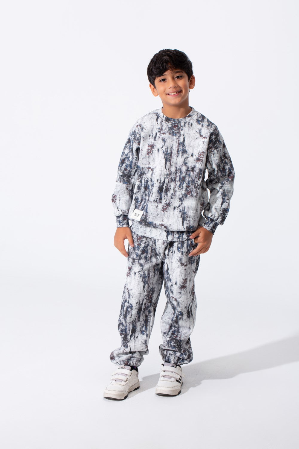 Boy's Two Pieces Milton Outfit Slim Fit Crew Neck