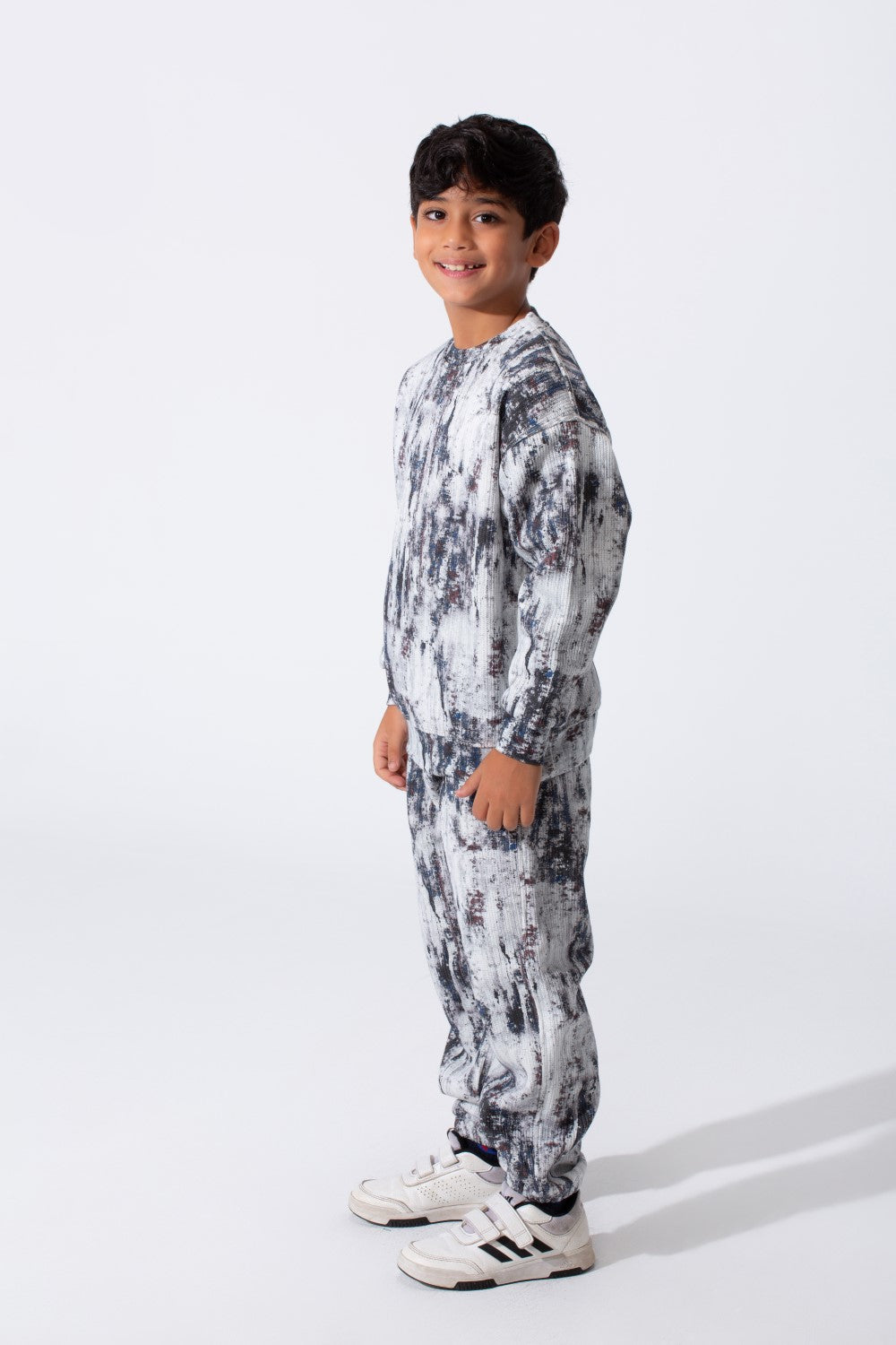 Boy's Two Pieces Milton Outfit Slim Fit Crew Neck