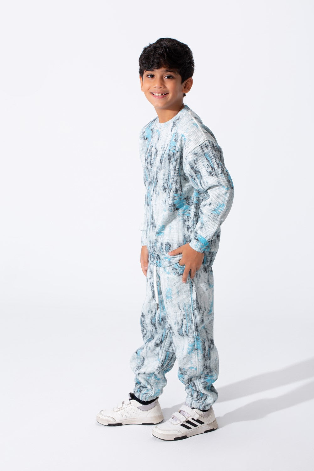 Boy's Two Pieces Milton Outfit Slim Fit Crew Neck