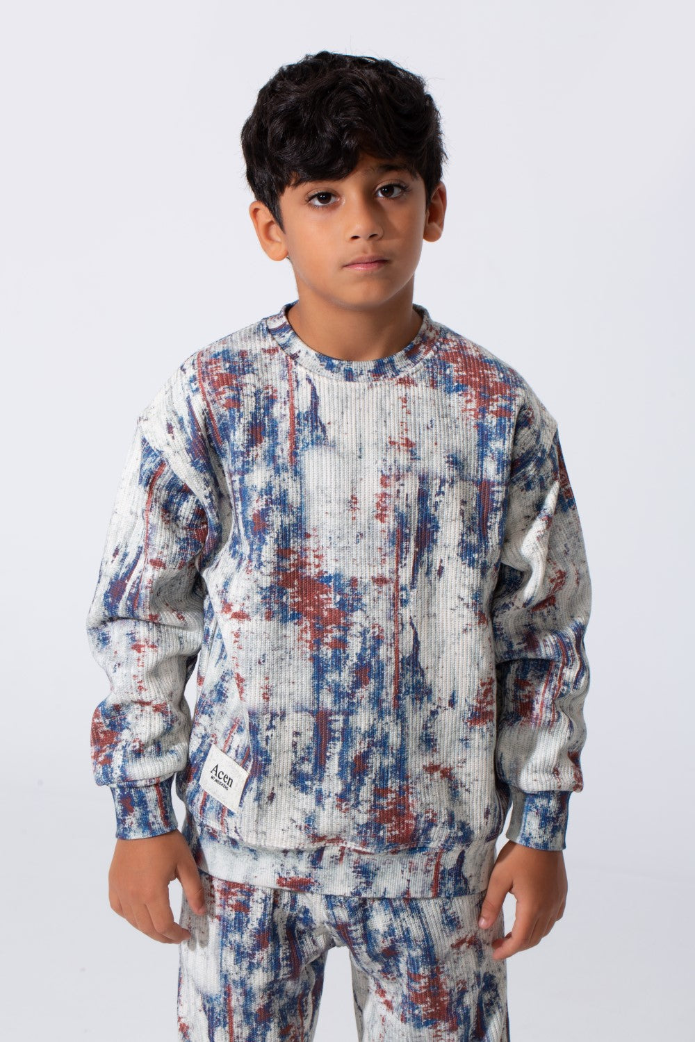 Boy's Two Pieces Milton Outfit Slim Fit Crew Neck