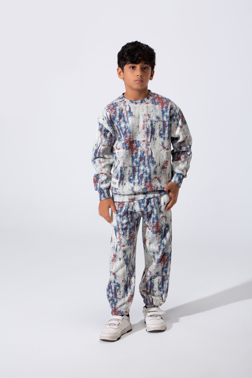 Boy's Two Pieces Milton Outfit Slim Fit Crew Neck