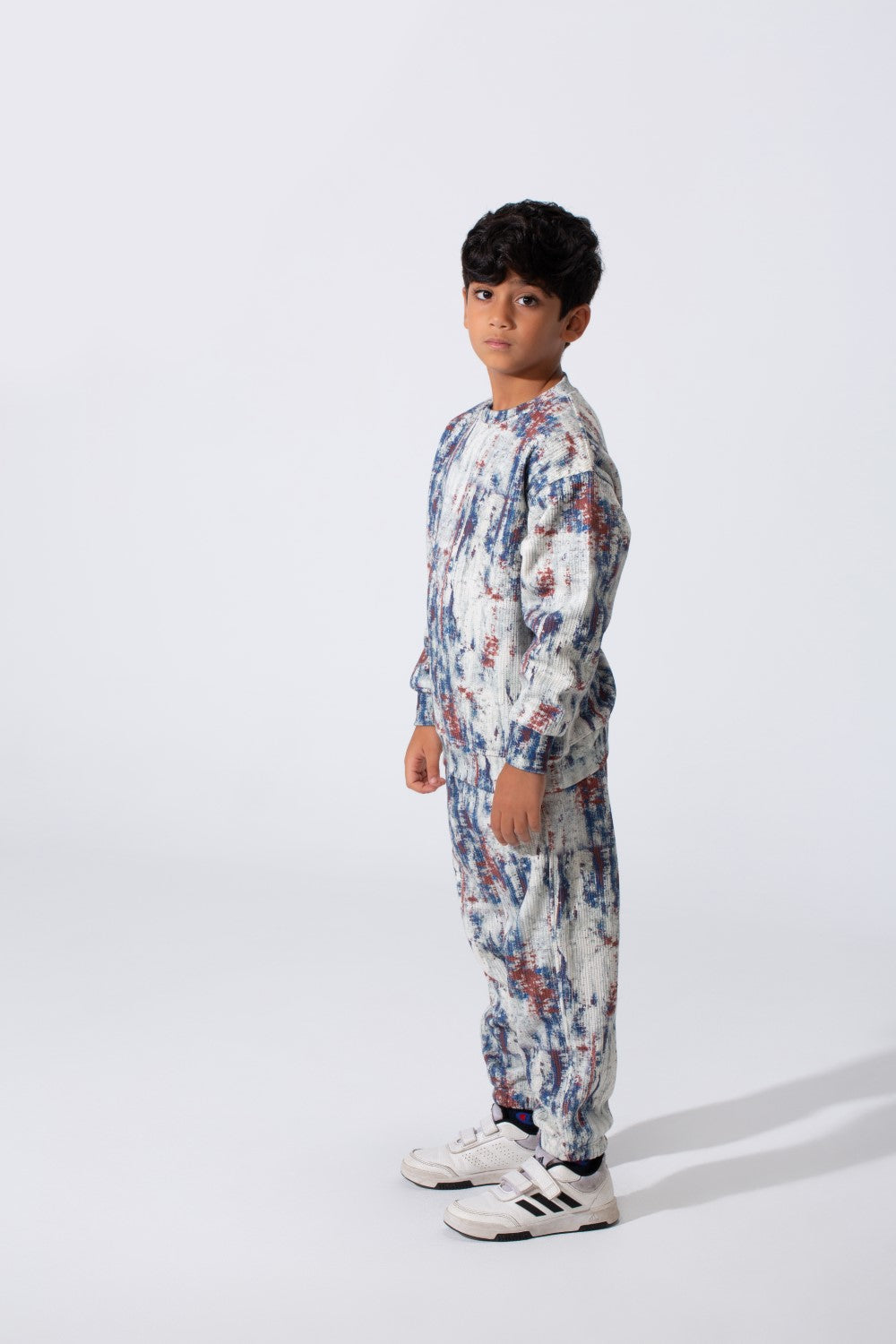 Boy's Two Pieces Milton Outfit Slim Fit Crew Neck