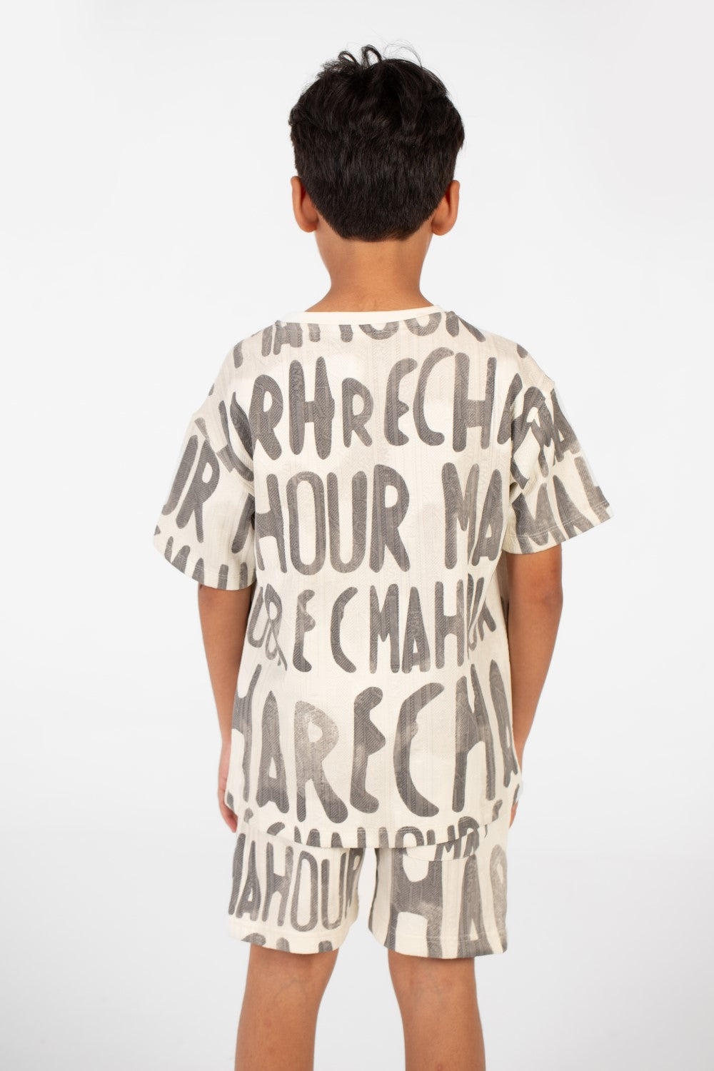 Boy's Oversized All Over Print Outfit