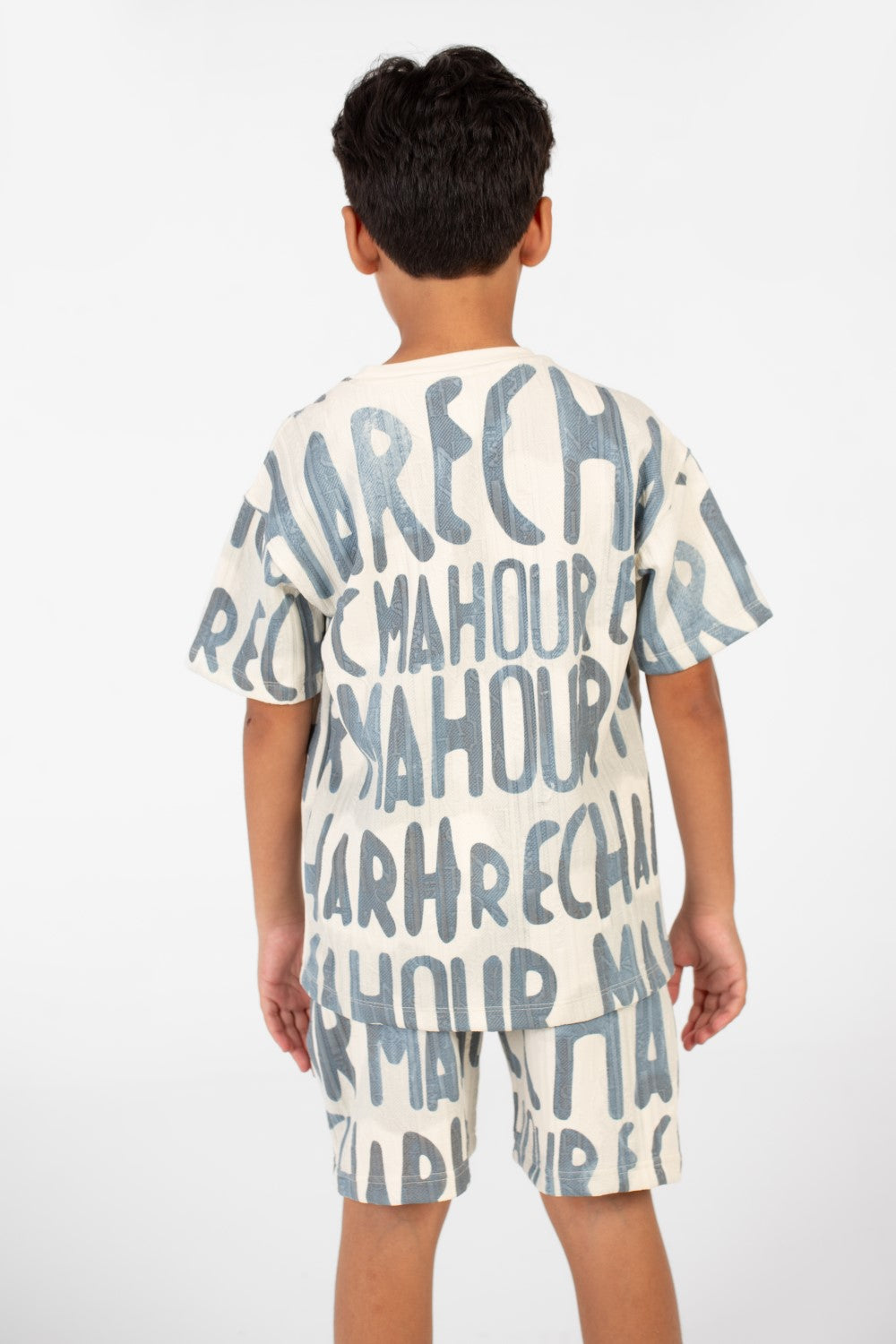 Boy's Oversized All Over Print Outfit