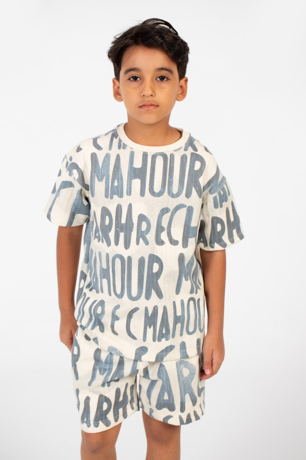 Boy's Oversized All Over Print Outfit