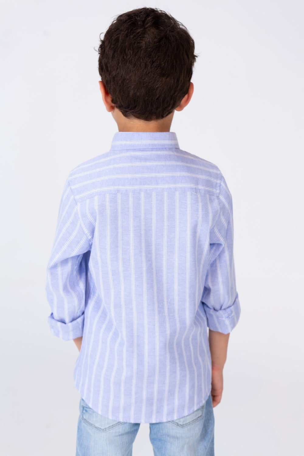 Boys colorful shirt with unique trendy stripes