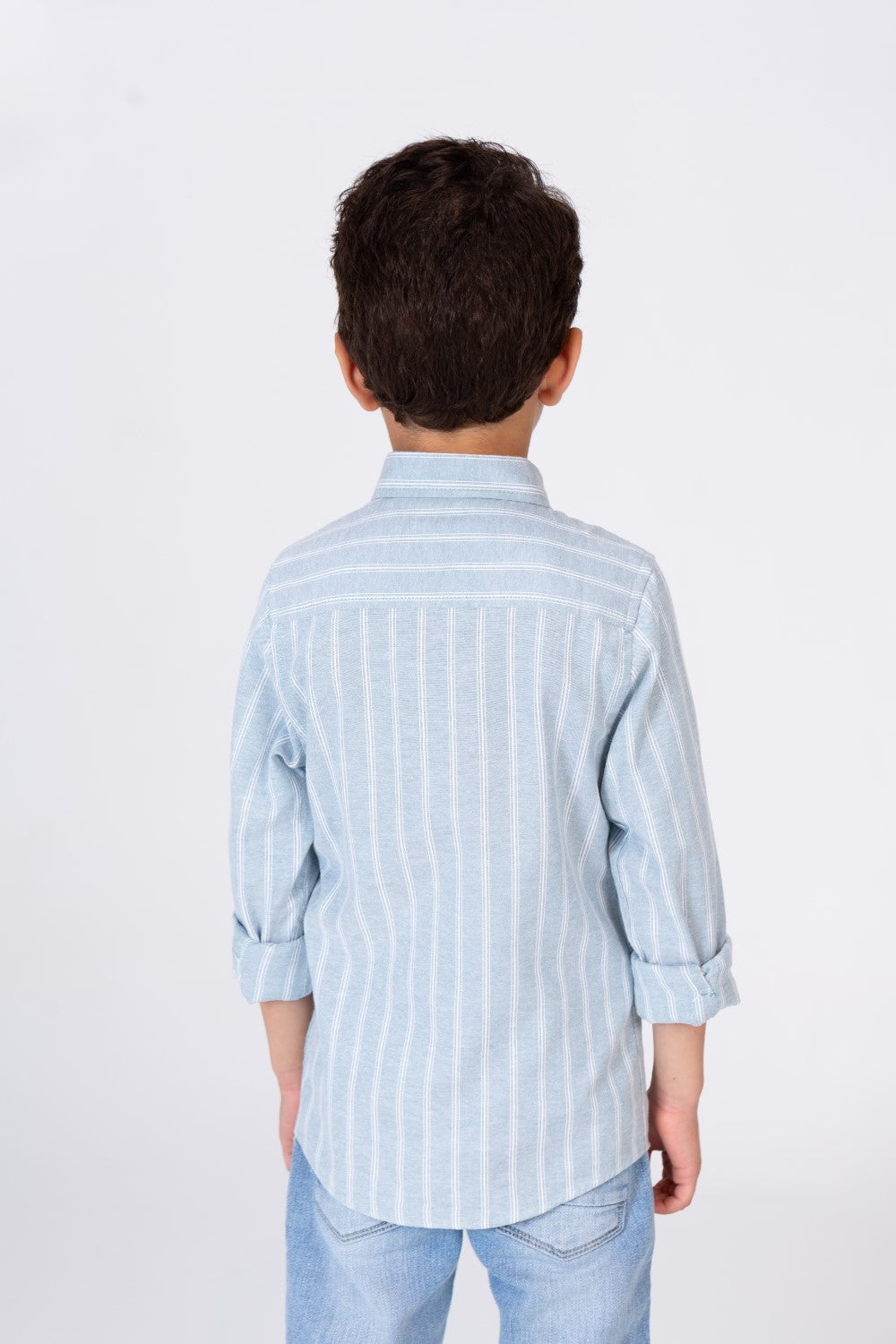Boys colorful shirt with unique trendy stripes