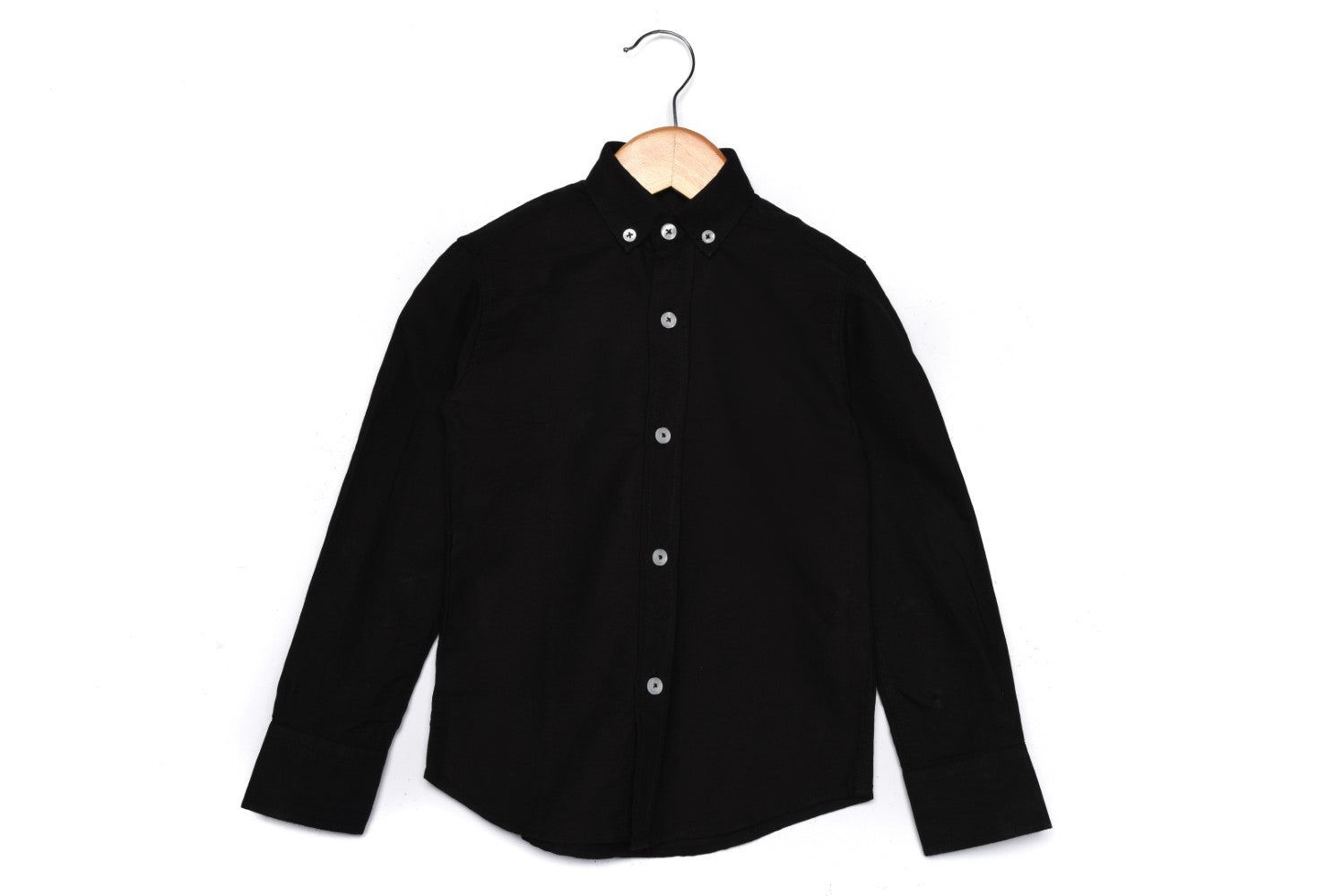 Boy's Classic Long Sleeves Regular Fit Made Of Soft Cotton Shirt