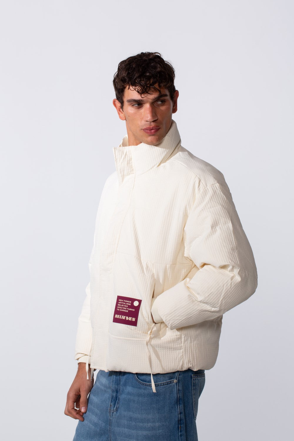 Men's Essential Hooded Waterproof Printed Jacket