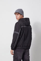 Men's Tomato Store Jacket Waterproof Slim Fit Hooded Design Utility Flap Pockets
