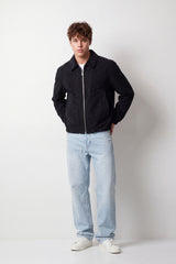 Men's Tomato Store Slim Fit Premium Faux Suede Jacket Classic Collar Full-Zip