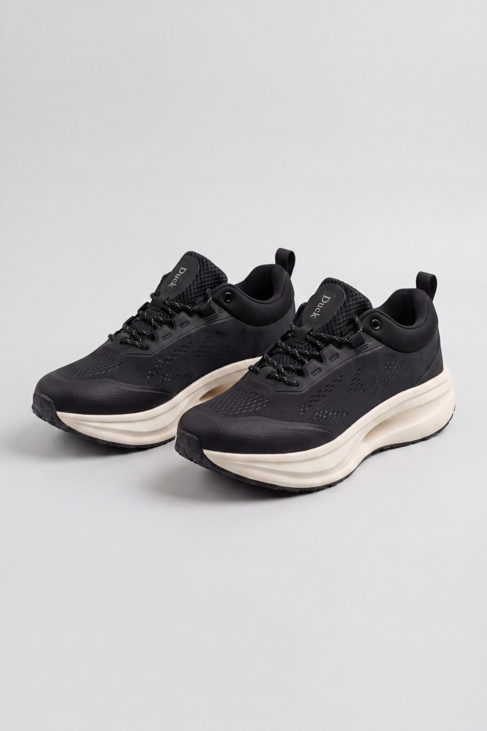Women's Tomato Store Air Lift Runner Sneakers Smooth Molded Upper With Micro Perforation Texture Contrast Rope Duck Shoes