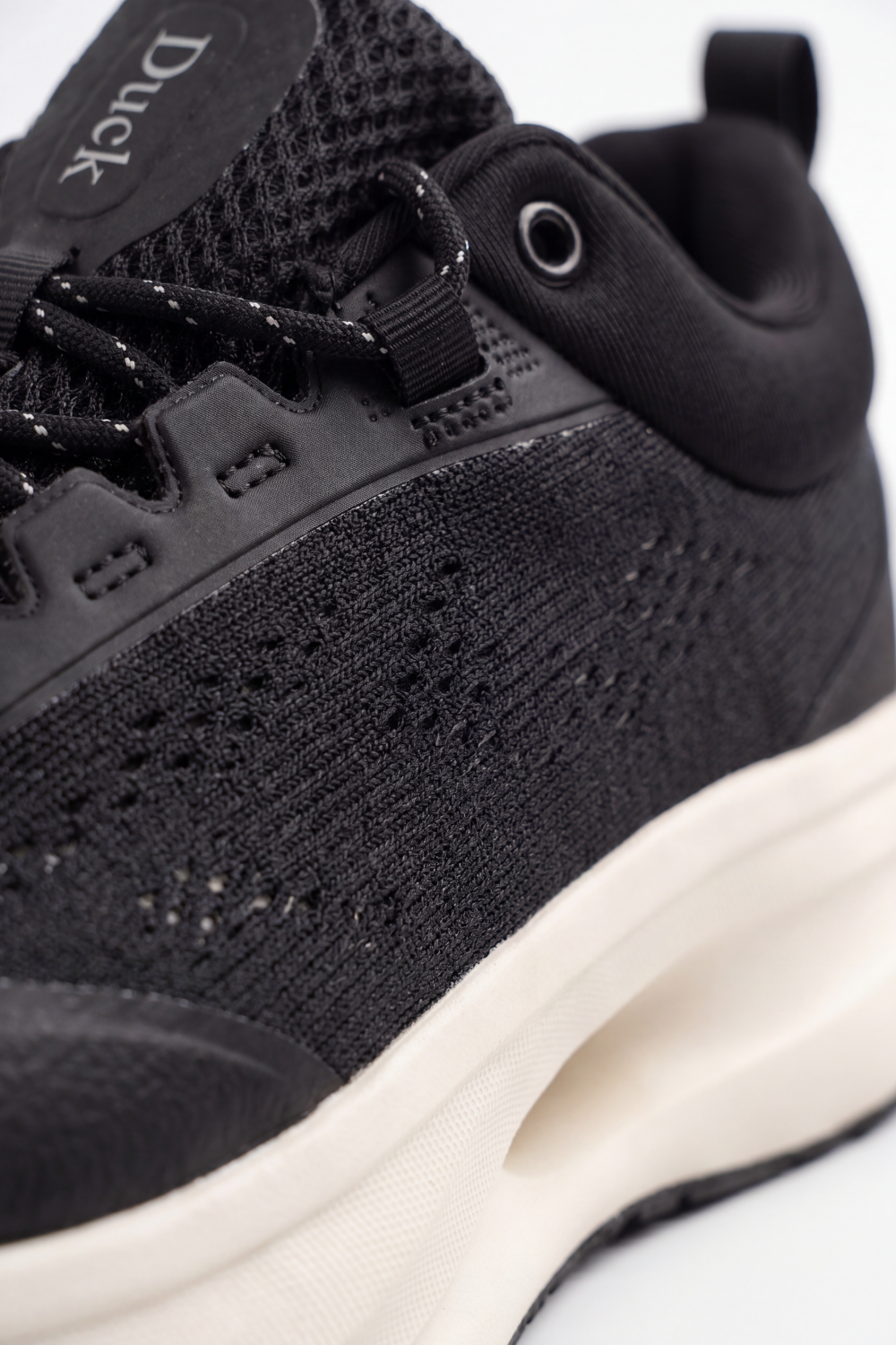 Women's Tomato Store Air Lift Runner Sneakers Smooth Molded Upper With Micro Perforation Texture Contrast Rope Duck Shoes