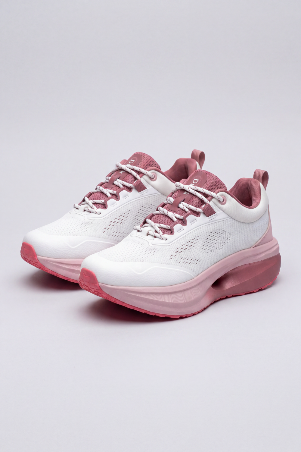 Women's Tomato Store Air Lift Runner Sneakers Smooth Molded Upper With Micro Perforation Texture Contrast Rope Duck Shoes