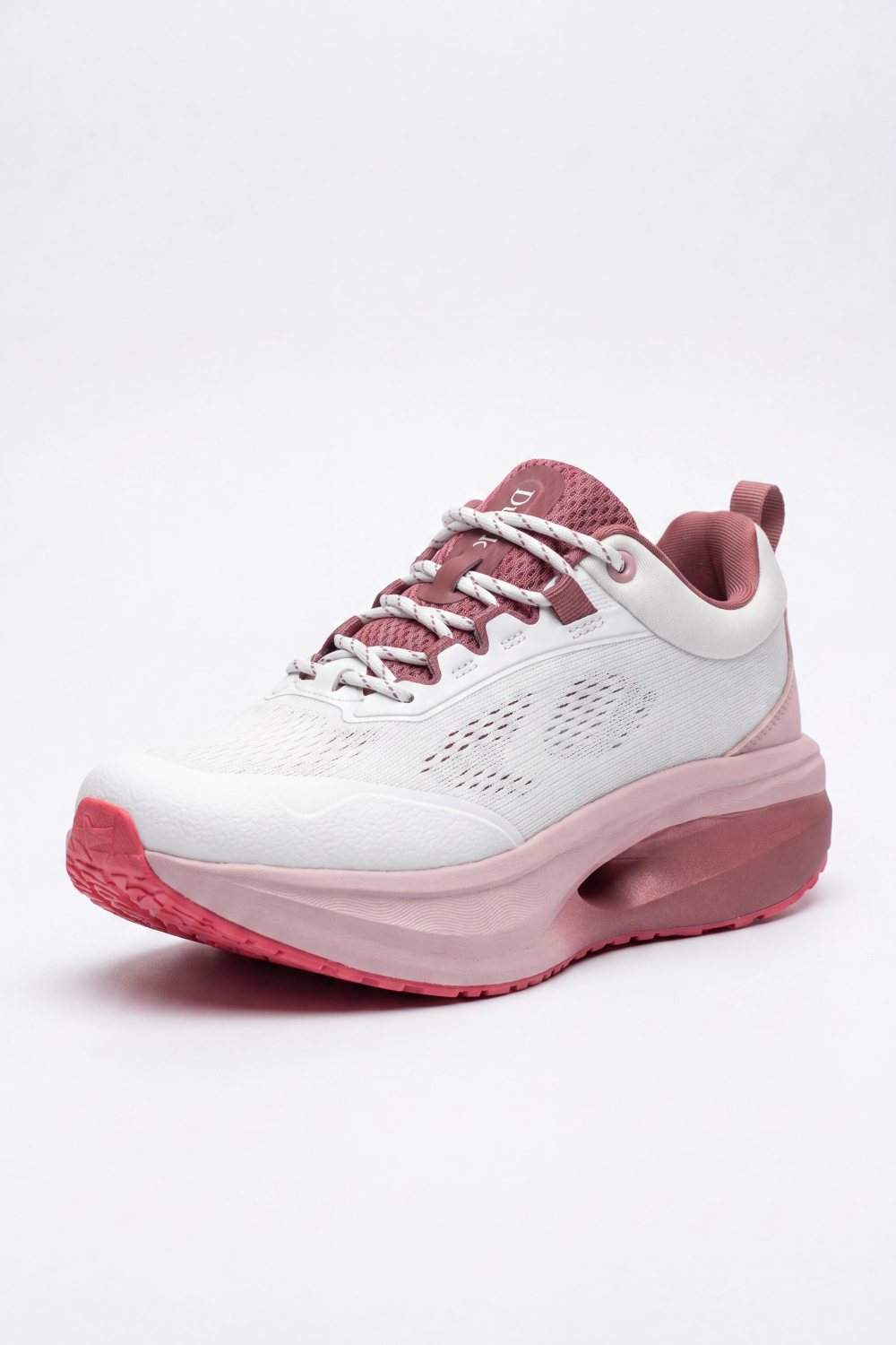 Women's Tomato Store Air Lift Runner Sneakers Smooth Molded Upper With Micro Perforation Texture Contrast Rope Duck Shoes