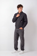 Men's Tomato Store Slim Fit Gokh Jacket Full-Zip Front Chest Welt Pocket