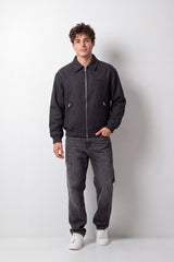 Men's Tomato Store Slim Fit Gokh Jacket Full-Zip Front Chest Welt Pocket