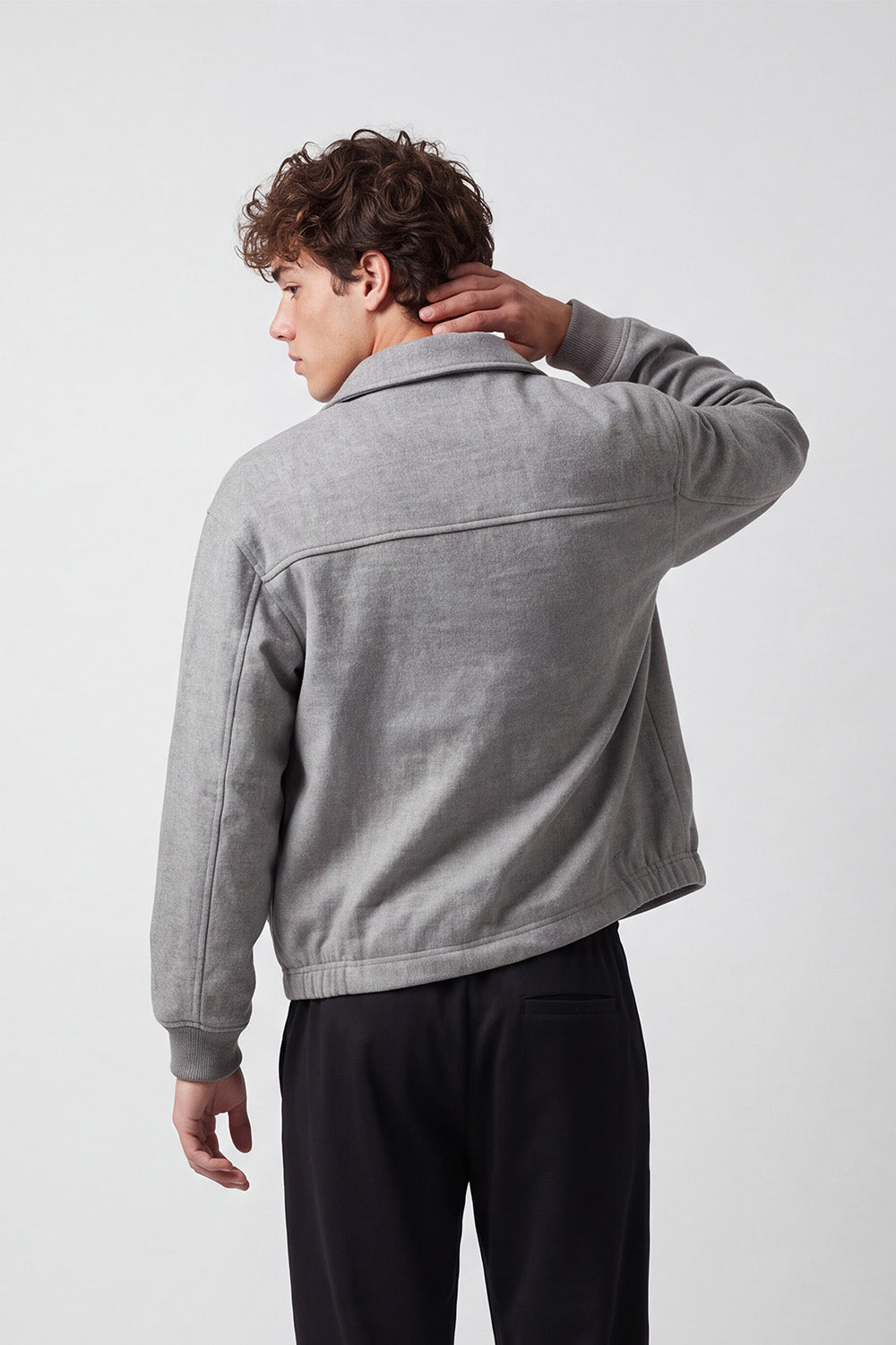 Men's Tomato Store Slim Fit Gokh Jacket Full-Zip Front Chest Welt Pocket