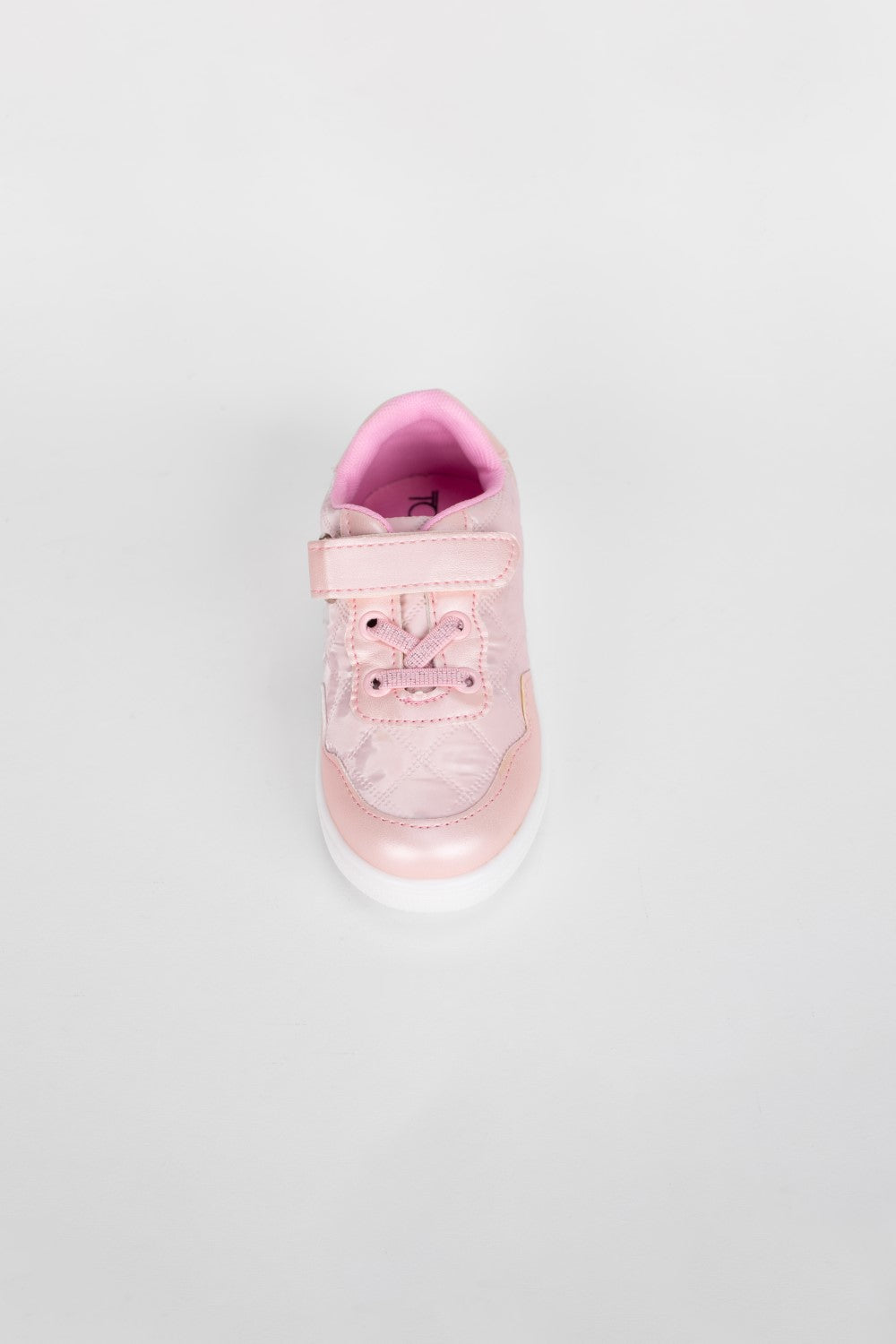 Girl's Flat Sole Faux Leather Sneaker Shoes With Unique Style