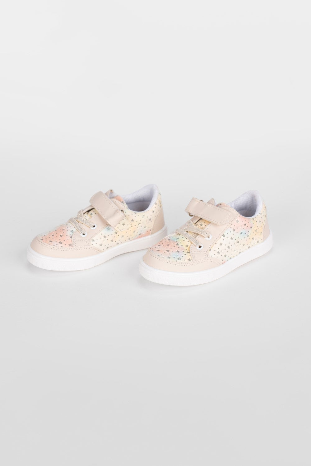 Girl's Flat Unique Multi Color Sneaker Shoes