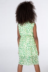Girls floral Jaqar Cut Dress With A Unique Cut