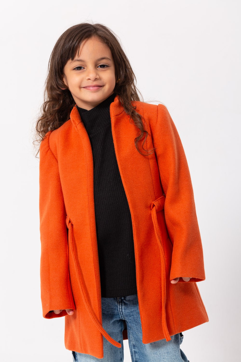 Girl's Padded Comfortable Fit Gogh Coat With Cute Style