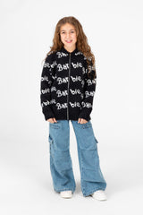 Girl's Jakar Barbie Print Full Zip Pullover