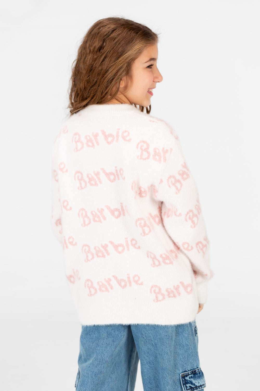 Girl's Jakar Barbie Print Full Zip Pullover
