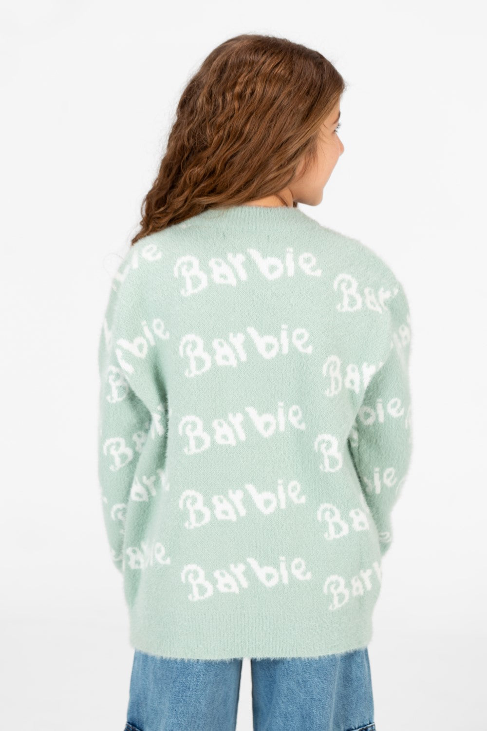 Girl's Jakar Barbie Print Full Zip Pullover