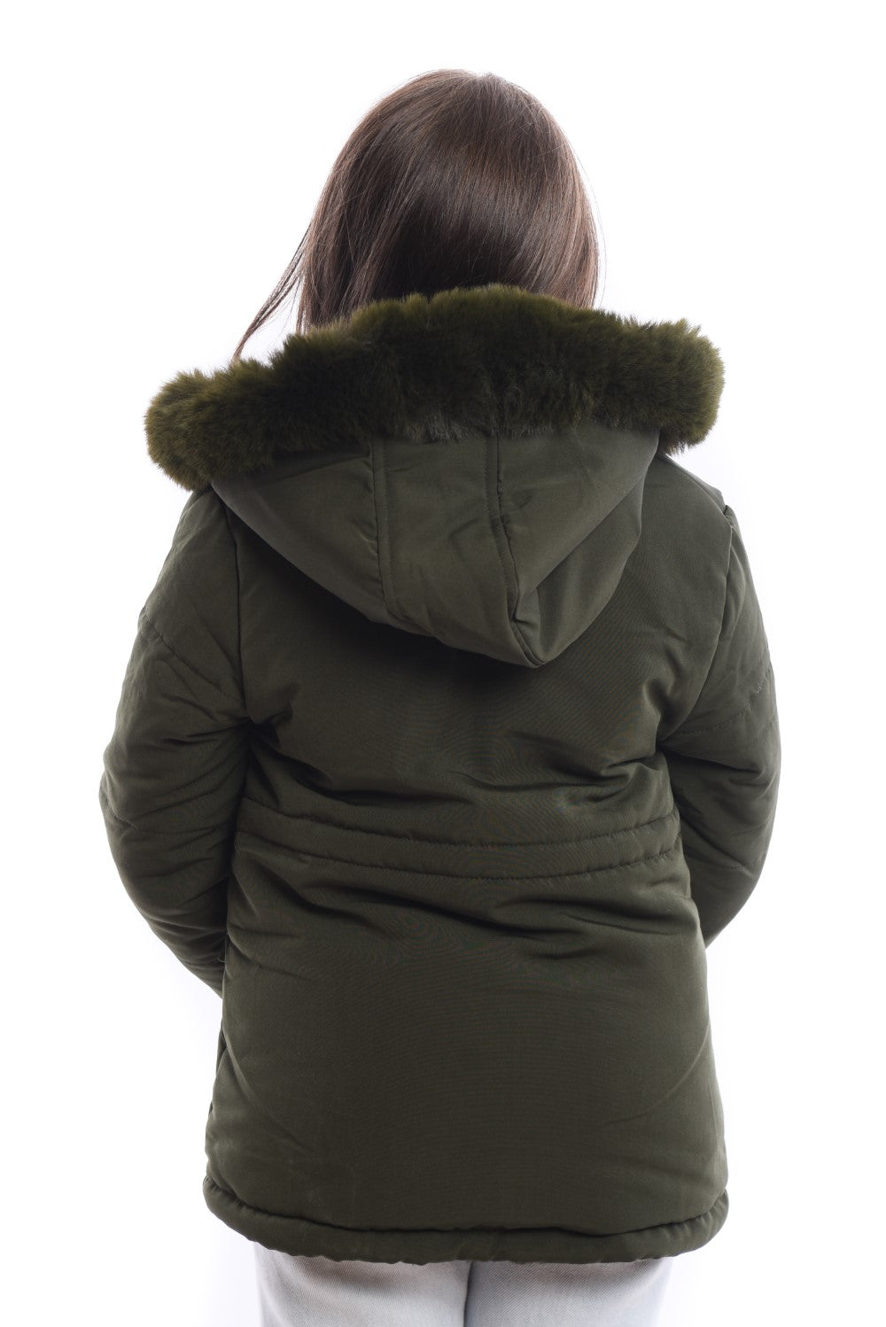 Girls Waterproof Padded With Front Pockets Jacket