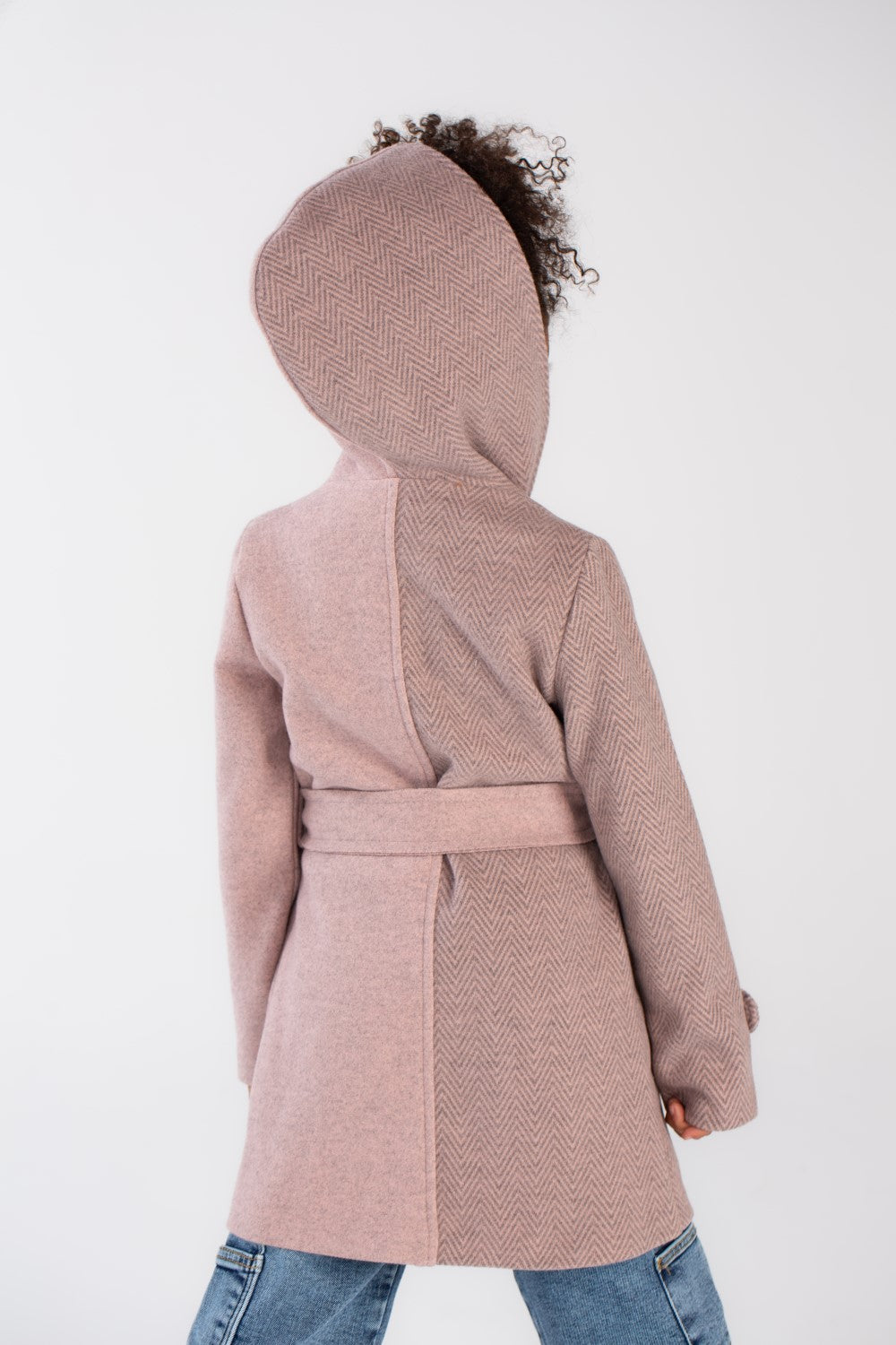 Girl's Padded Comfortable Fit Gogh With Front Pockets Coat