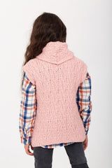 Girl's Long Sleeve Wool High Neck Regular Fit Outfit With under Shirt
