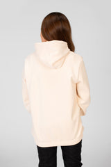 Girl's Basic Plain Hoodie Sweatshirt With Long Sleeves