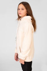 Girl's Basic Plain Hoodie Sweatshirt With Long Sleeves