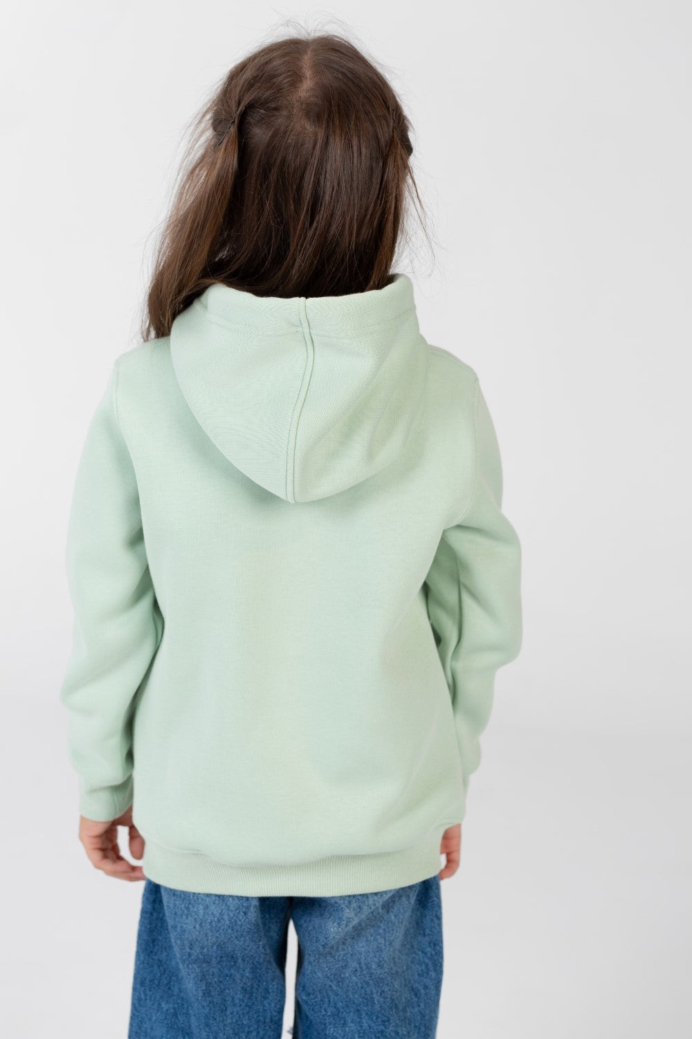 Girl's Long Sleeved Hooded Sweatshirt