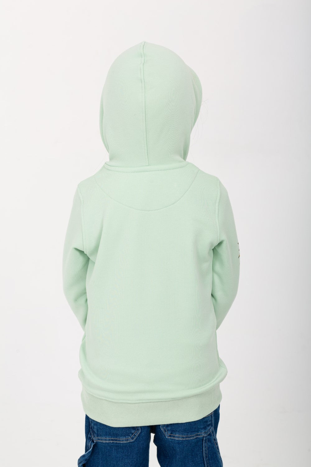 Girl's Hoodie Padded Front Printed Hooded Sweatshirt
