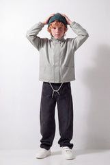 Boy's Tomato Store Waterproof Jacket High Neck Concealed Zip And Snap